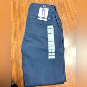 GAP Women's Pants 4 Stretch Skinny Straight Tapered Leg Pant Twilight Blue 4